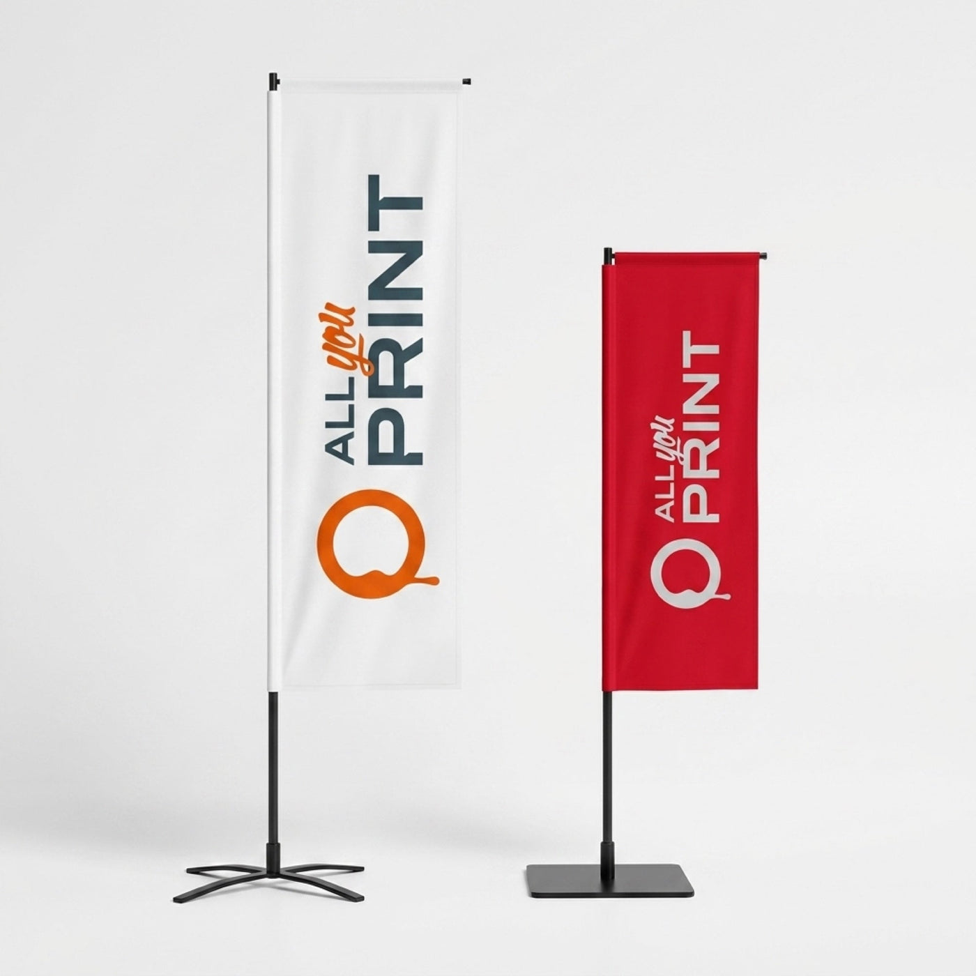 AYP - Square-Flag mit Ausleger, System inkl. Druck