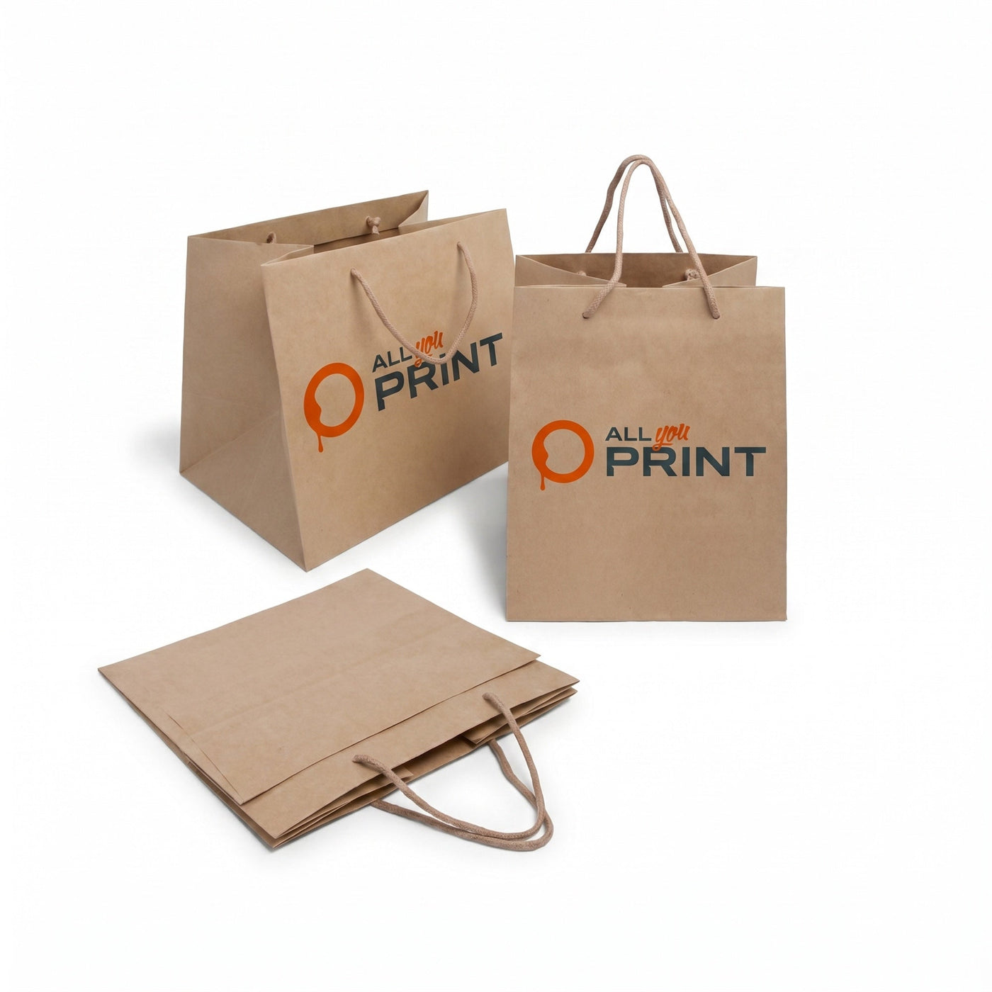 AYP - Kraftpapiertaschen mit breitem Boden