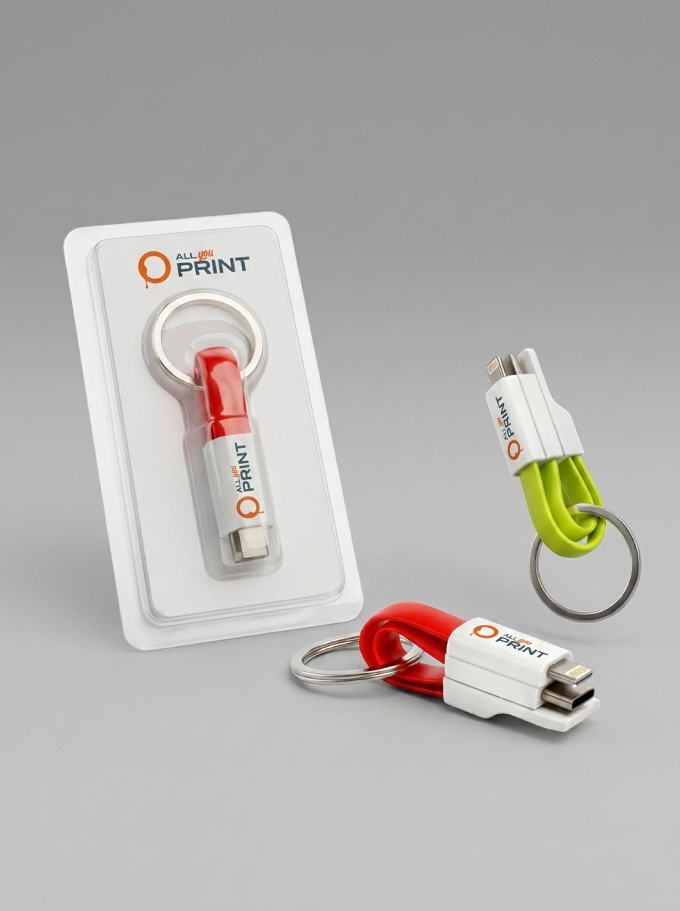 AYP - 3-in-1-Ladekabel als Schlüsselanhänger