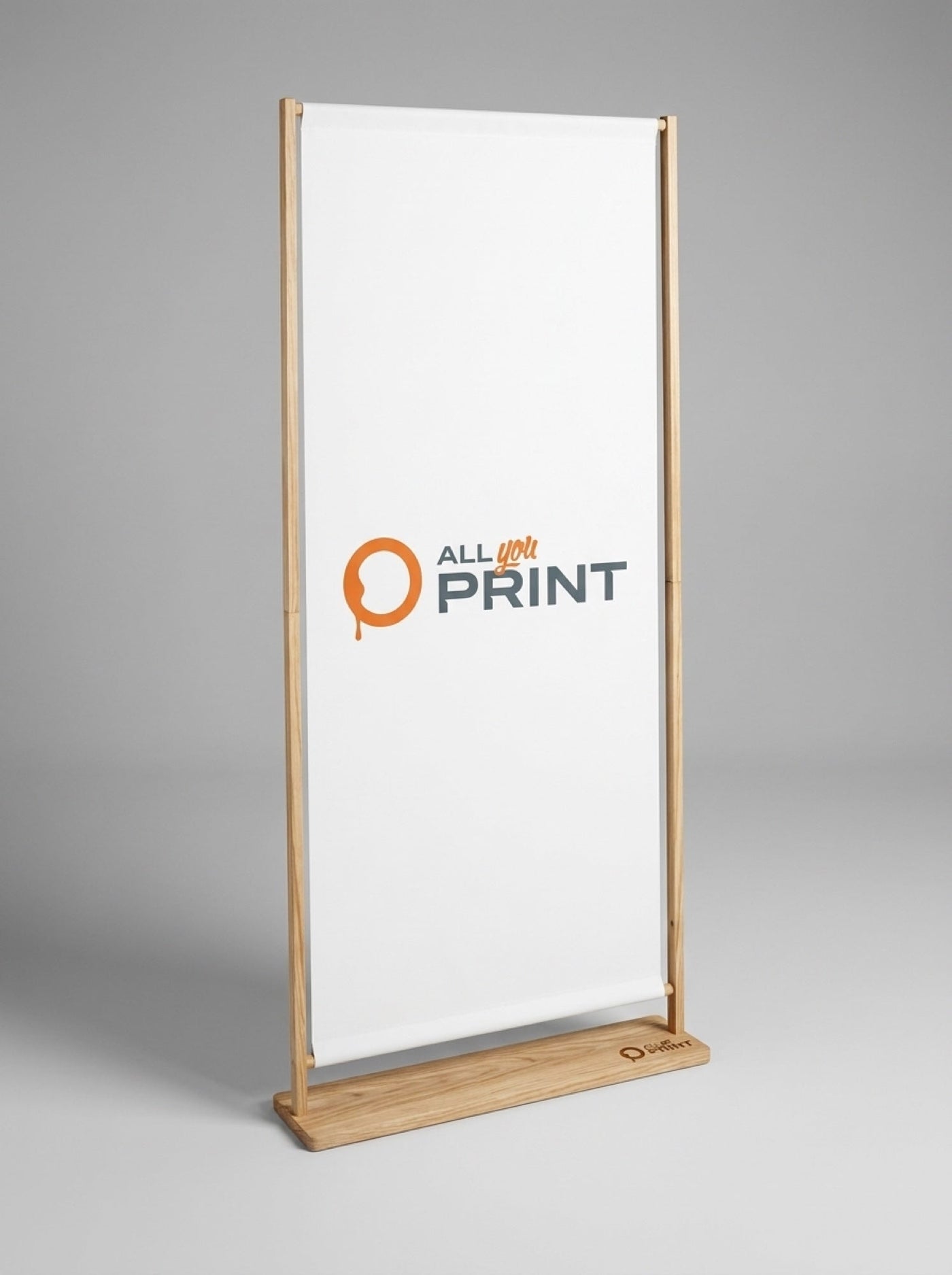 AYP - Standbanner aus Holz, System inkl. Druck