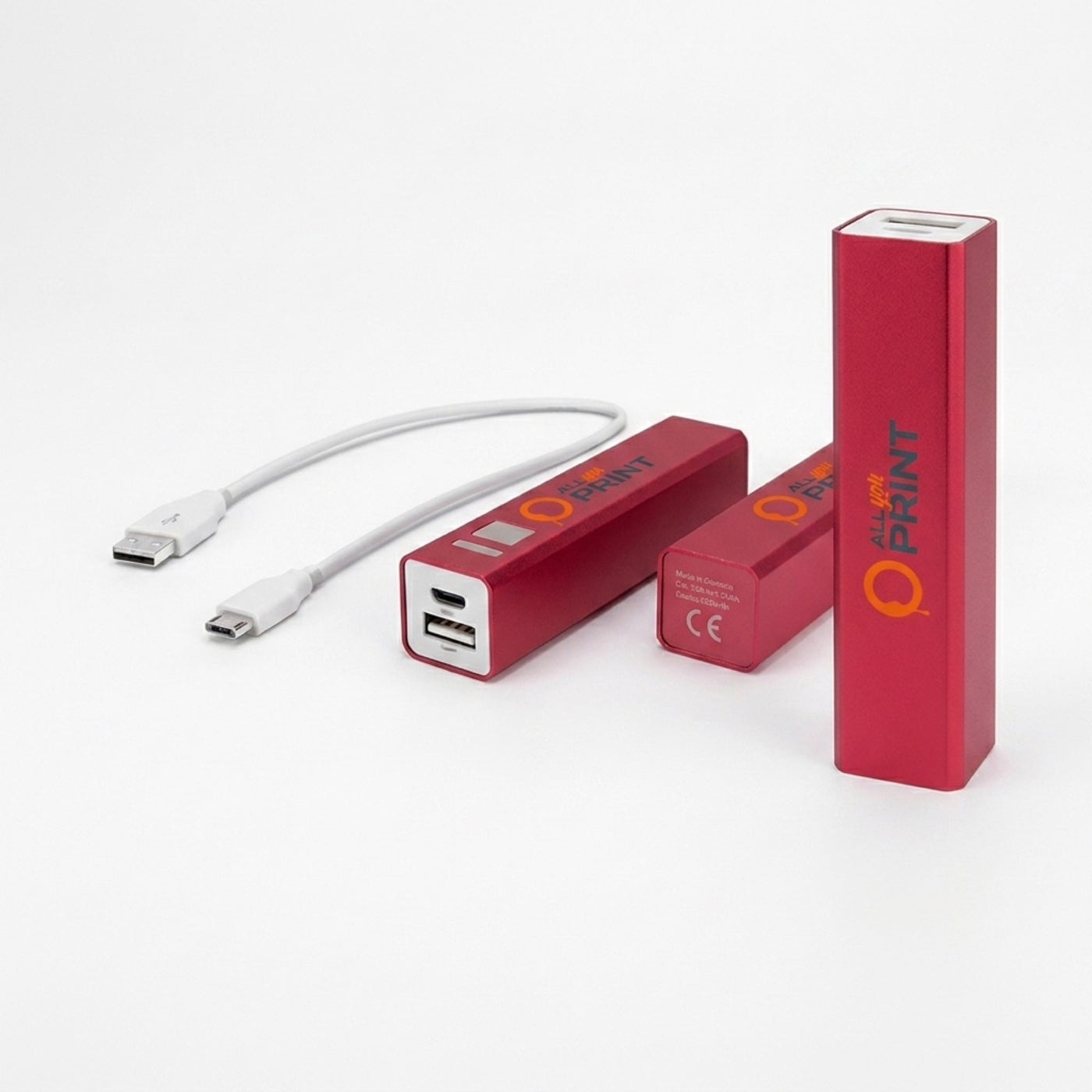 AYP - Muster Powerbanks Aluminium, 2200 mAh