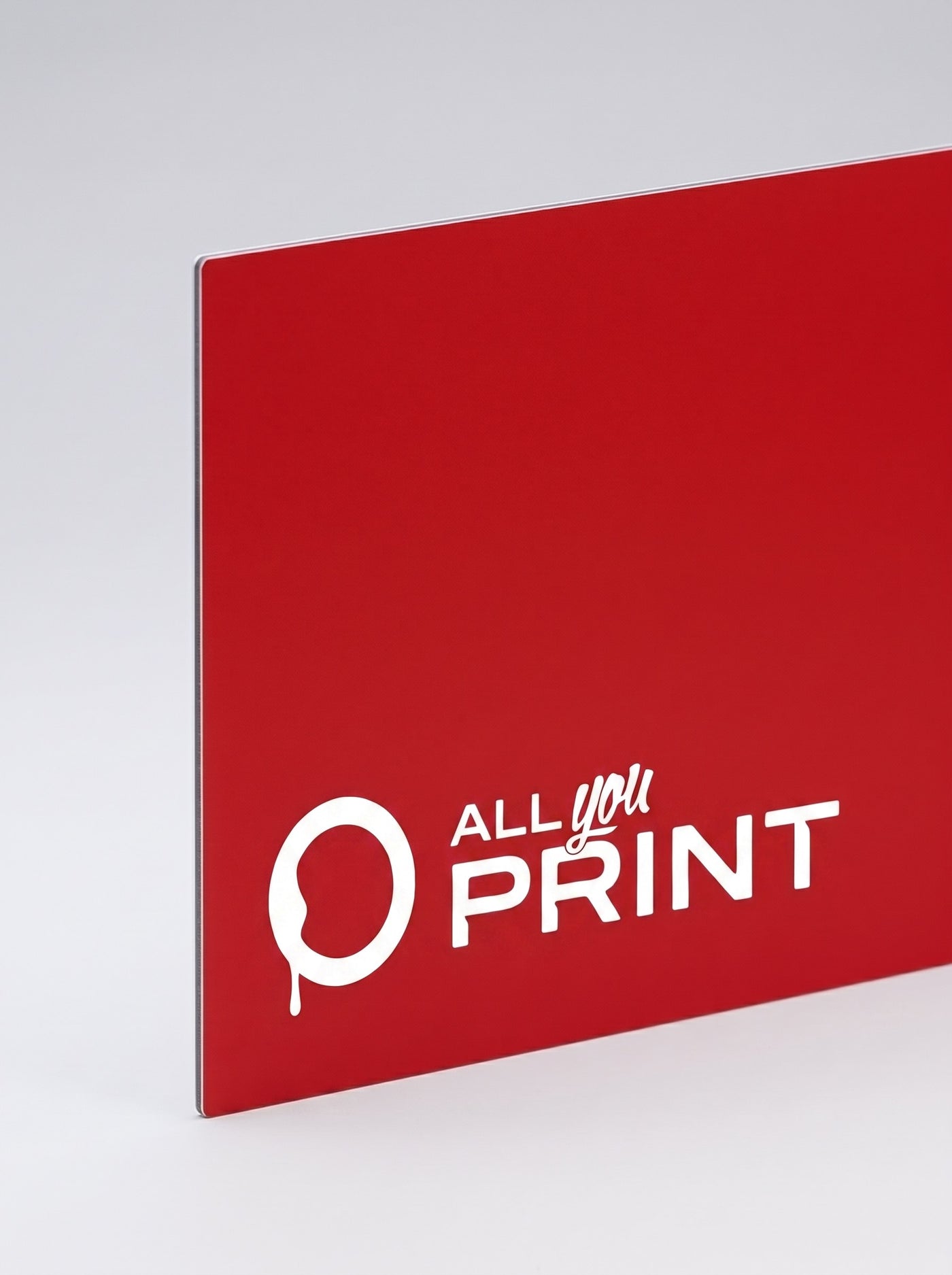 White aluminium composite panel in your desired format