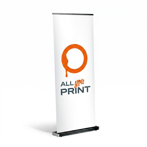 AYP - Roll-Up Black, System inkl. Druck