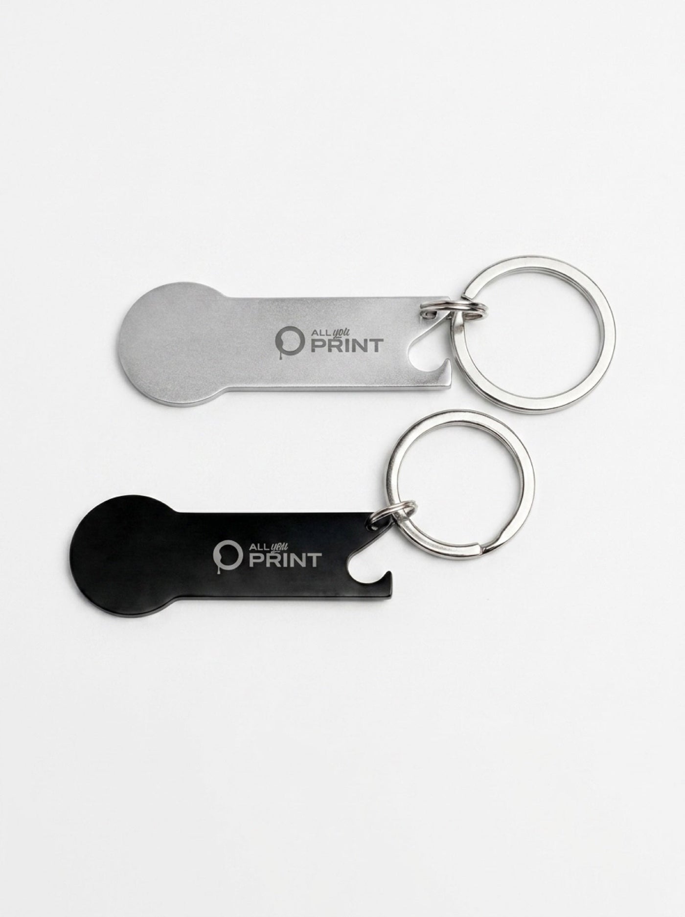 AYP - Muster Schlüsselanhänger mit Einkaufswagenlöser und Flaschenöffner