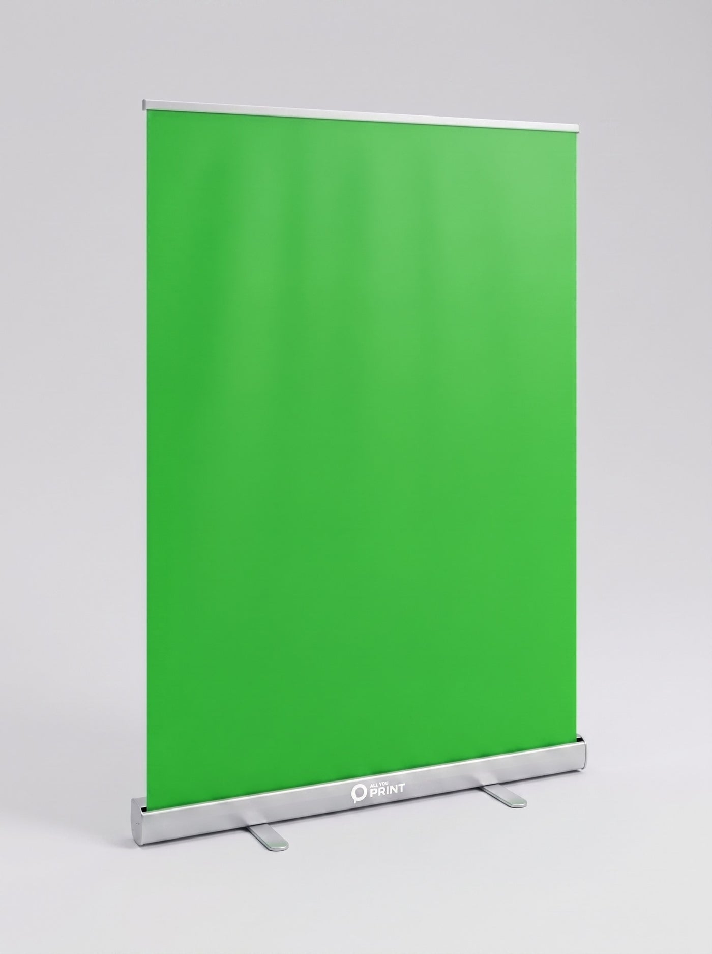 Greenscreen Roll-Up Classic, System inkl. Druck