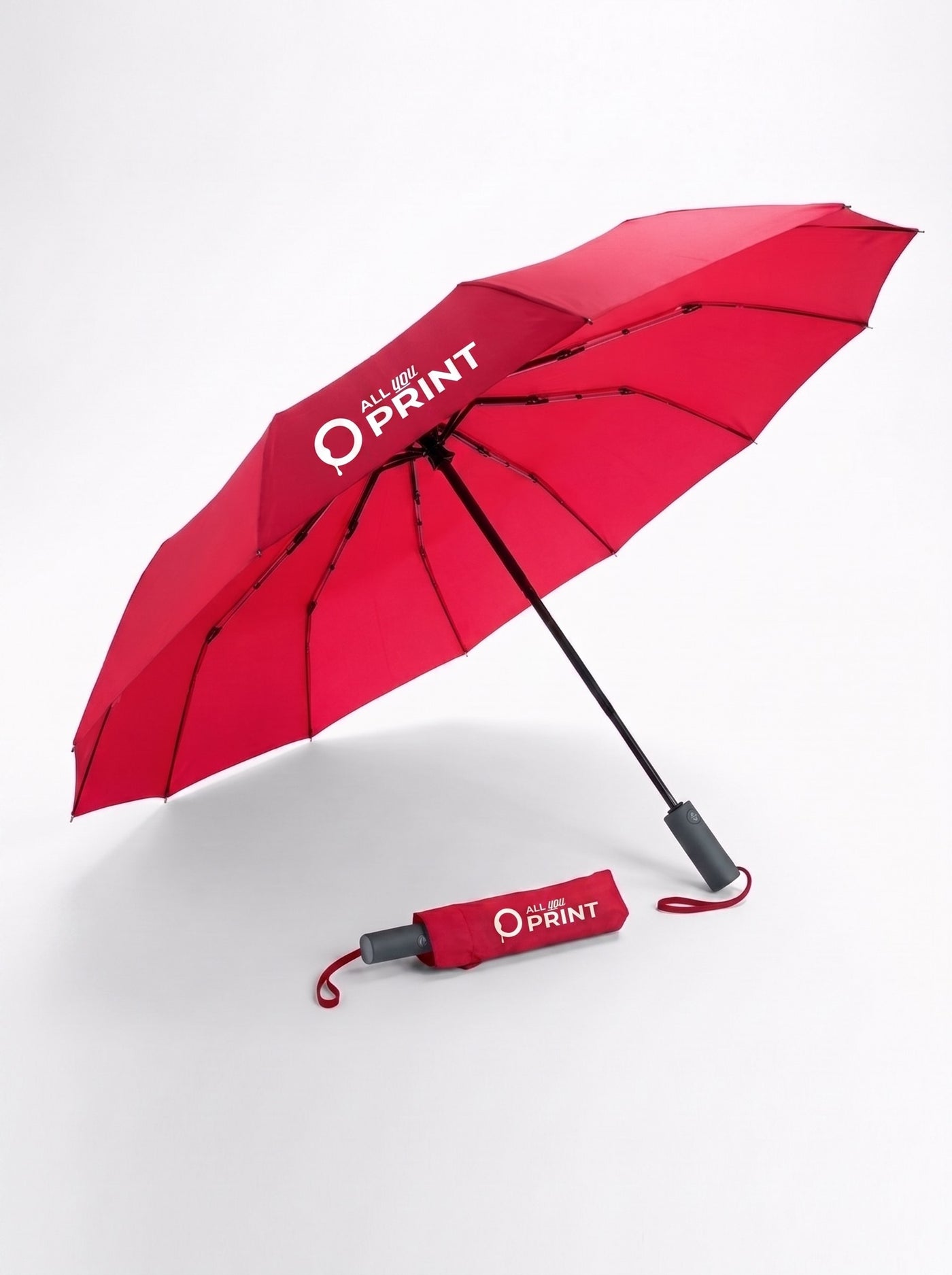 Échantillon parapluies à poignée softtouch
