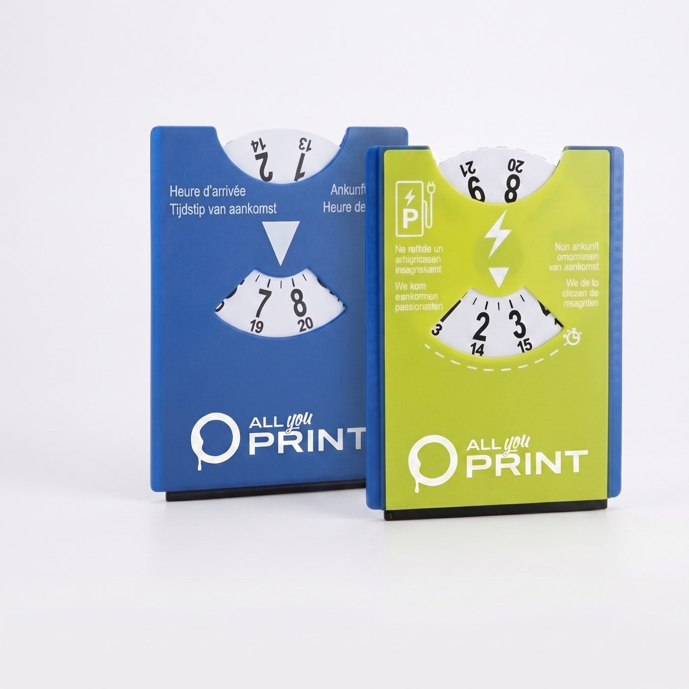 Parking discs for EV charging stations