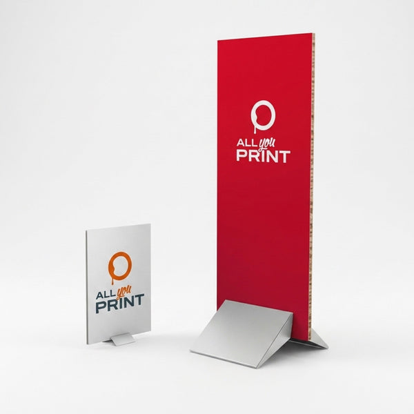 Plattendisplays, System inkl. Druck