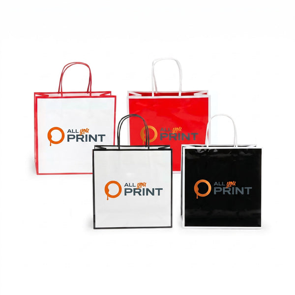 Sacs en papier laminés avec marquage à chaud