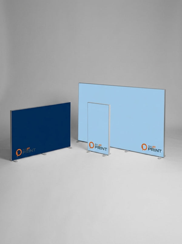 Display cadre lumineux LED autoportant, système avec impression
