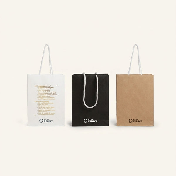Échantillon sac papier avec marquage à chaud
