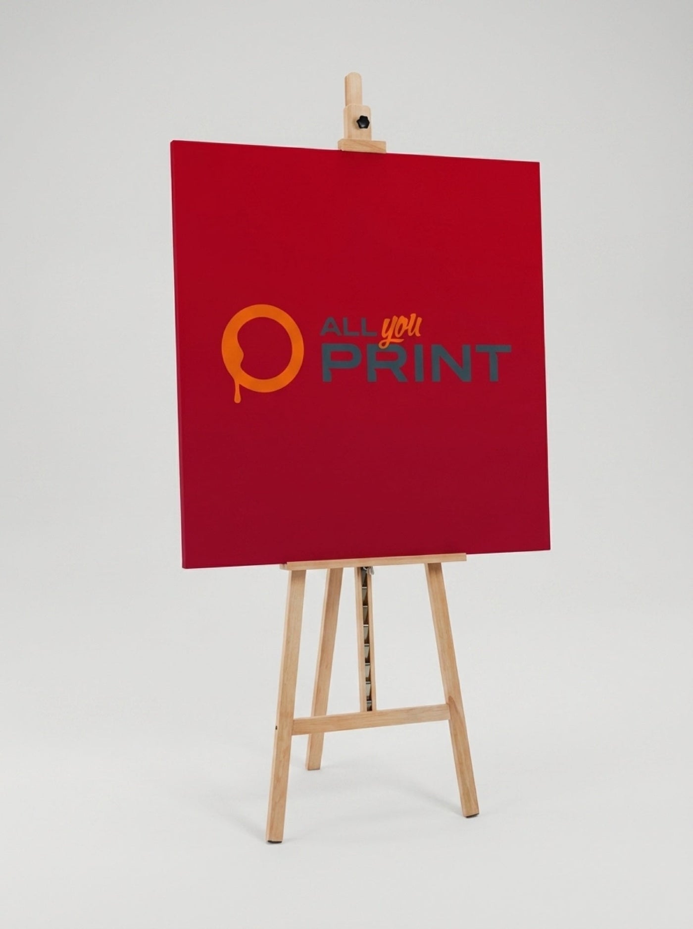 AYP - Staffelei-Display aus Holz, System inkl. Druck