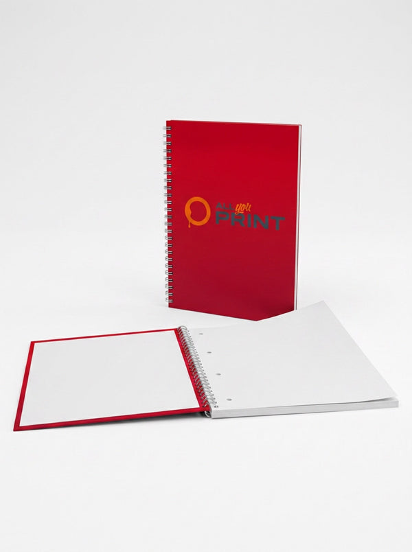 Carnets couverture rigide à reliure Wire-O