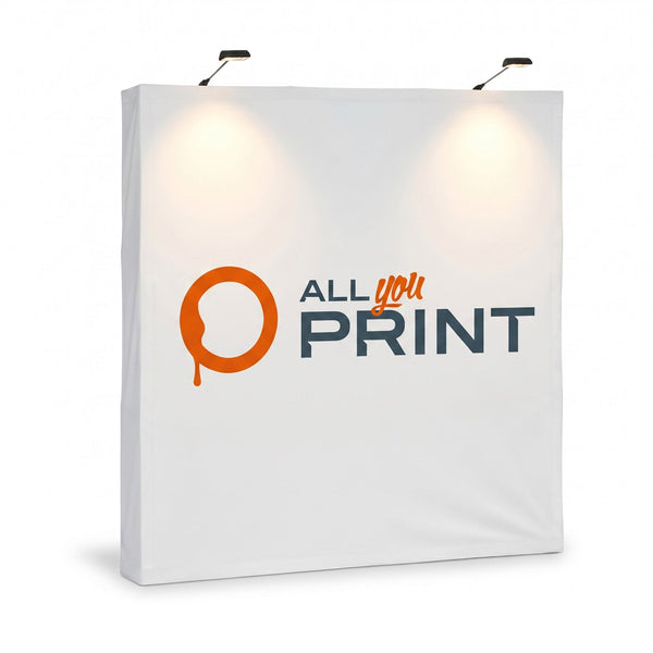 Textilfaltdisplay Classic, System inkl. Druck