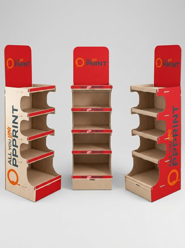 Présentoirs PLV en bois