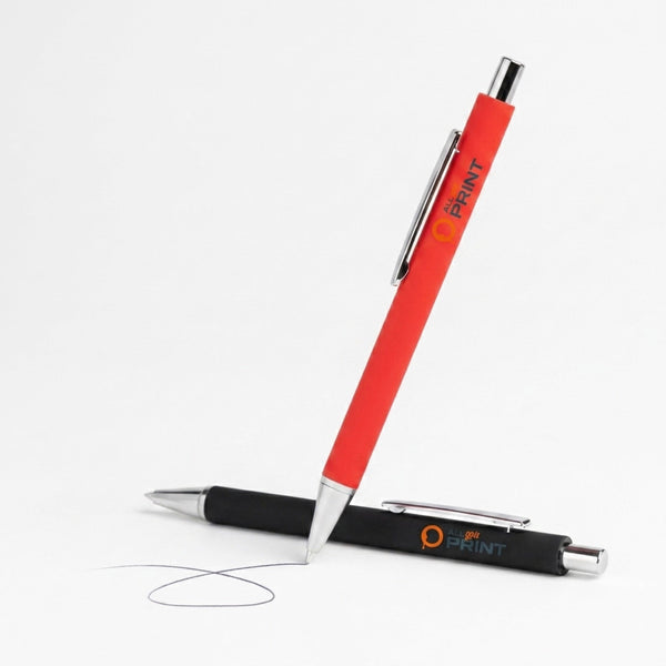 Echantillon stylo bille uma Pyra Metal Softtouch