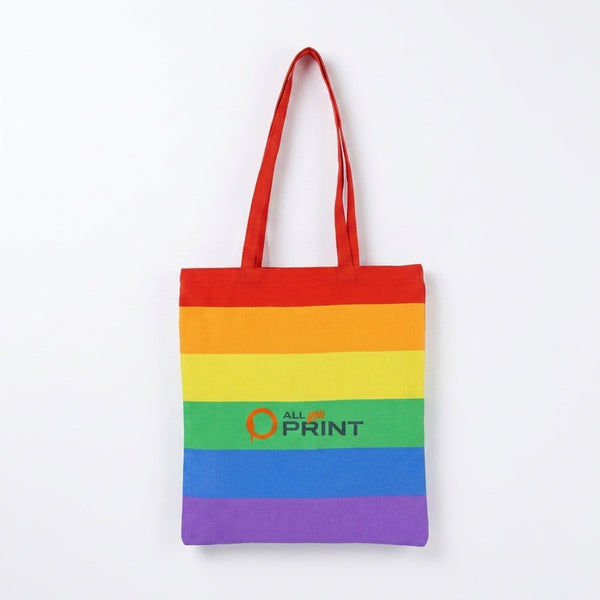 Sacs en coton arc-en-ciel