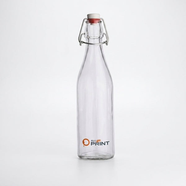 Échantillon bouteille en verre à fermeture mécanique