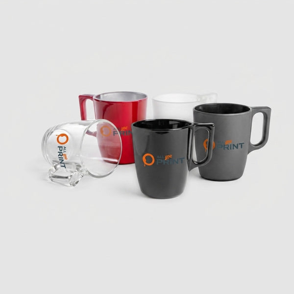 Échantillon tasse en verre colorée