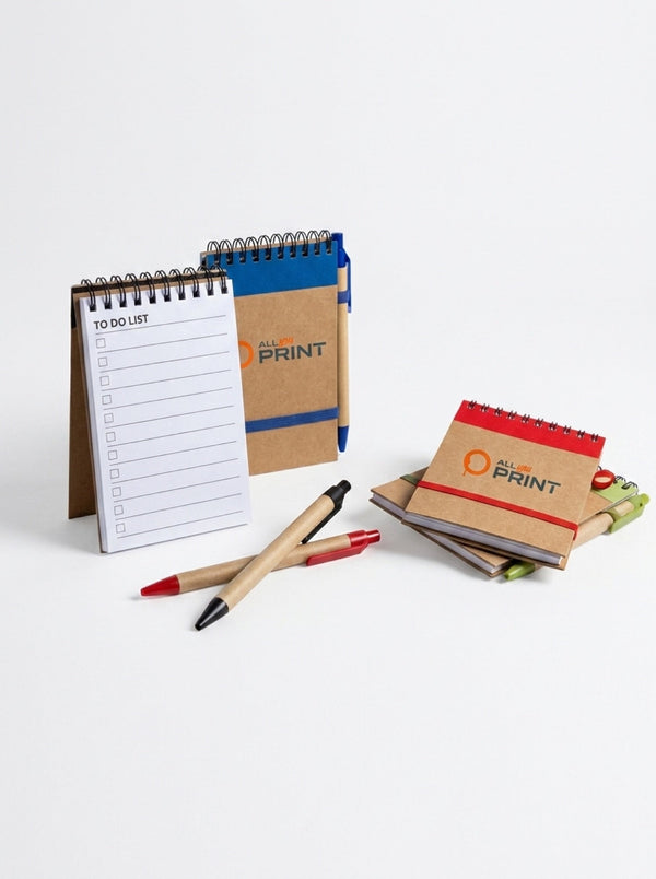 Blocs-notes avec stylo a bille