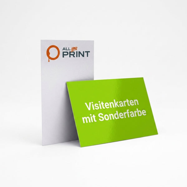 Visitenkarten mit Sonderfarbe