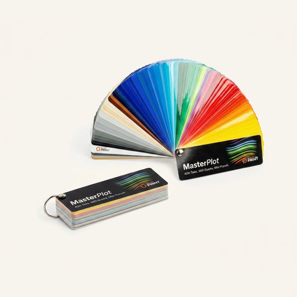 Nuancier pour lettres adhésives