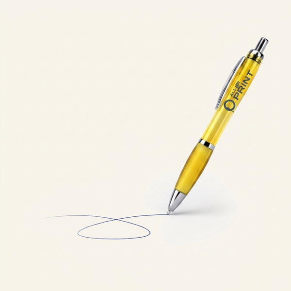 Stylo bille Color transparent avec impression photo