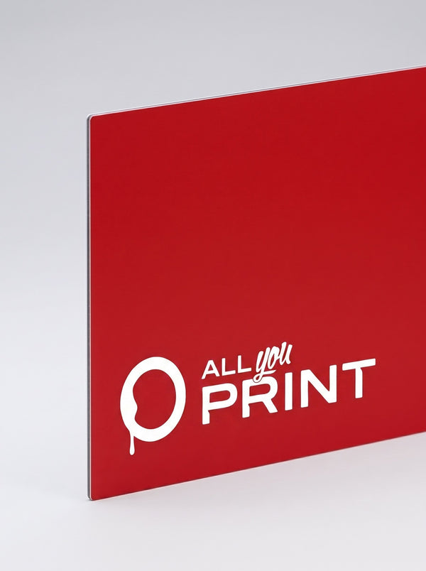 Pannello composito in alluminio bianco nel formato desiderato