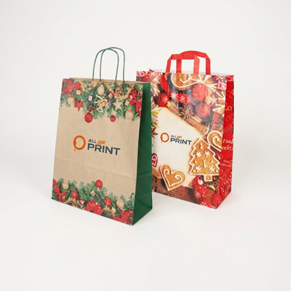 Échantillon sac de Noël avec motif