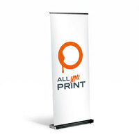 Roll-Up Black, System inkl. Druck
