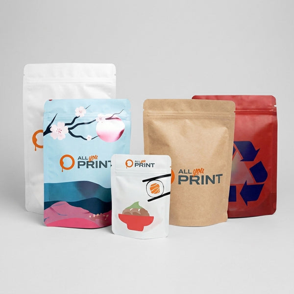 Echantillon sachets a fond plat
