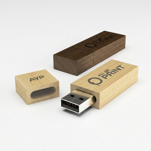 Échantillon clés USB en bois
