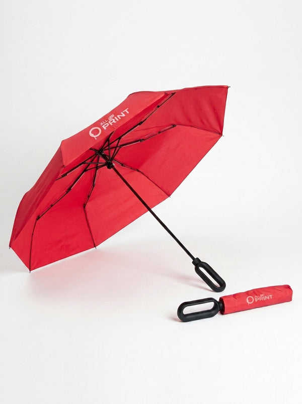 Parapluies de poche à poignée mousqueton