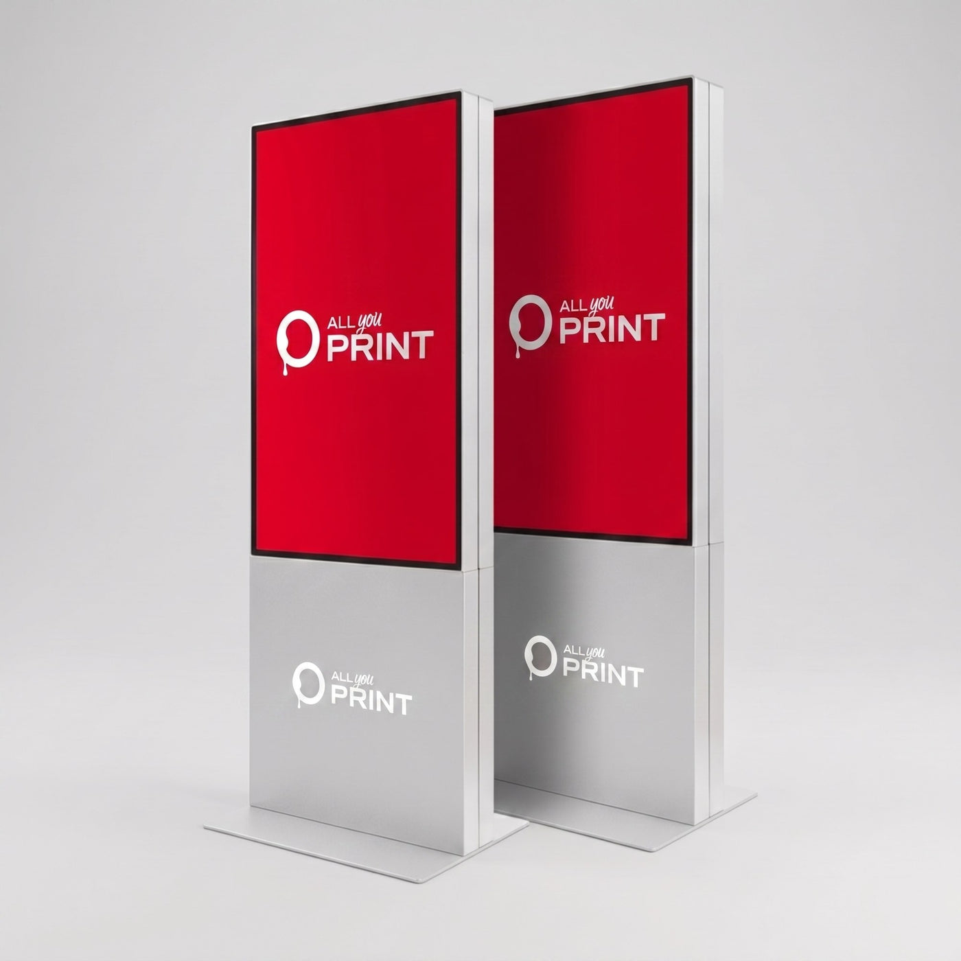 Totem informativi digitali Smart Line, bifacciali