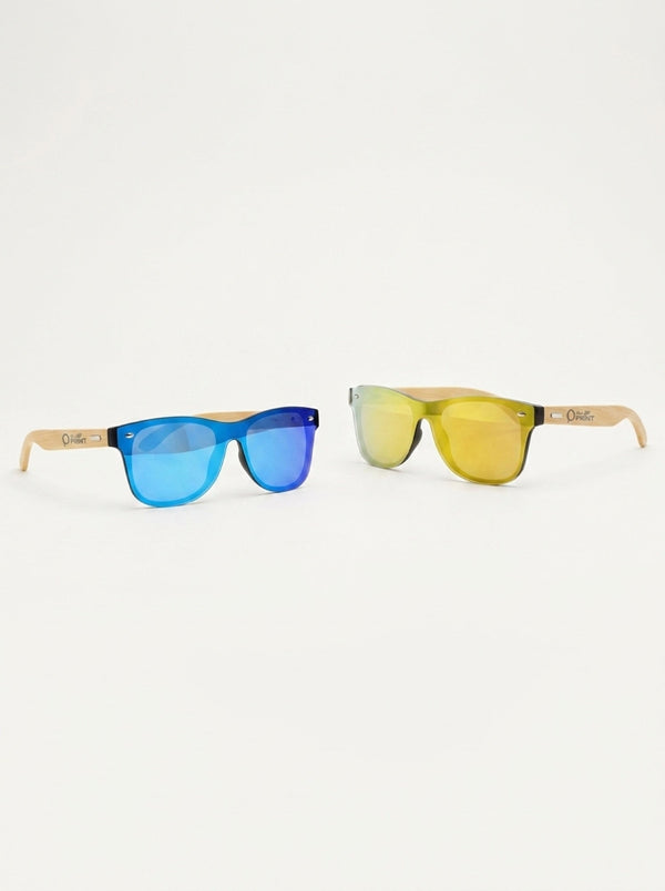Lunettes de soleil à branches en bambou