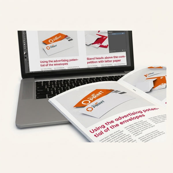 Magazine mit Rückendrahtheftung Probedruck