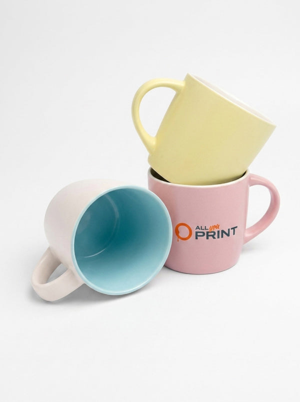 Échantillon tasses convexes, pastel