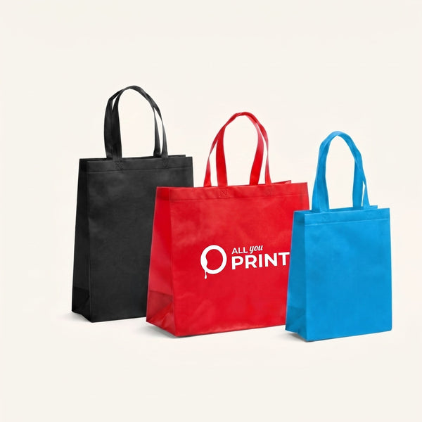 Non Woven Taschen rPET, laminiert