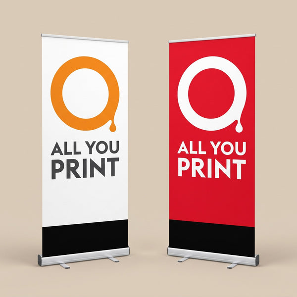 Roll-Up Basic con sponsorizzazione, sistema stampa inclusa