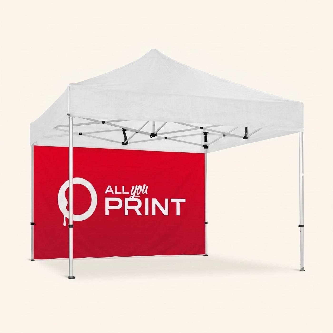 Banner pubblicitario per gazebo