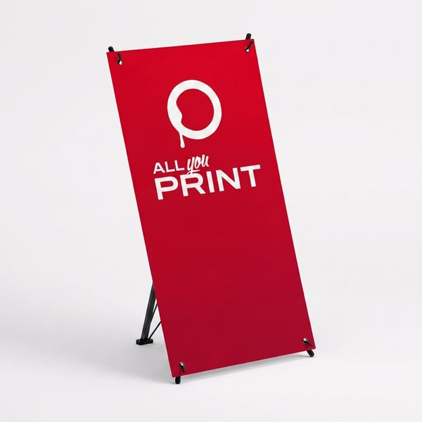 X-Banner Mini, System inkl. Druck
