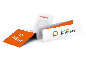 Falzflyer/Faltblätter im Wunschformat, Zickzackfalz